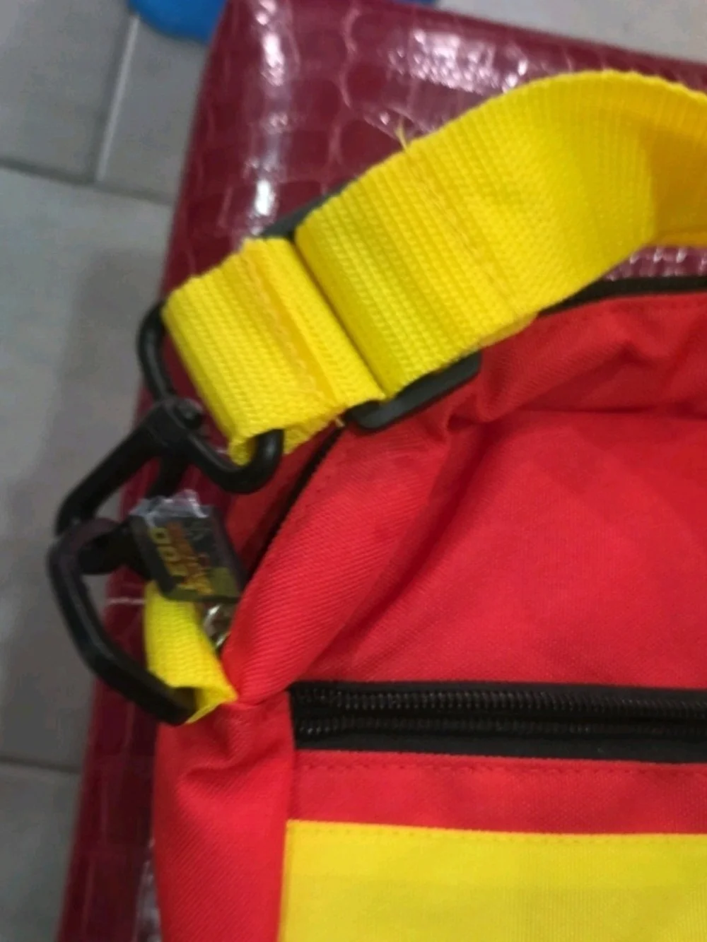 Lego Red and Yellow Colorblock Kids Backpack